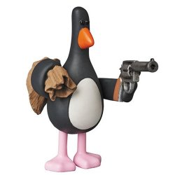 Penguin with a gun Meme Template