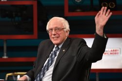 Bernie Sanders waving Meme Template