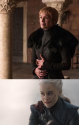 Cersei vs. Daenerys Meme Template
