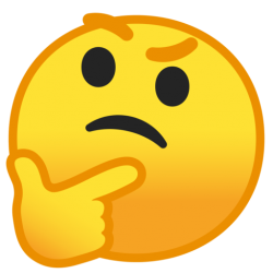 Thinking emoji Meme Template