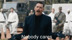 A nadie le importa Meme Template