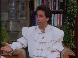 Seinfeld puffy shirt interview Meme Template