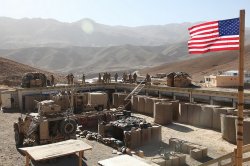 US base in Afghanistan Meme Template