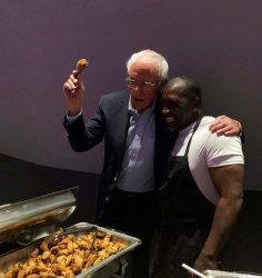 sanders chicken Meme Template