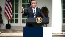 Trump Rose Garden Sign Meme Template