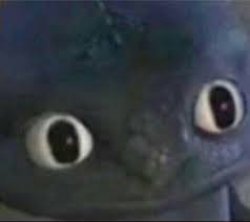 Toothless ._. face Meme Template