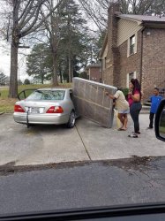 Mattress into car Meme Template