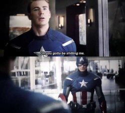 Captain America vs Captain America Meme Template