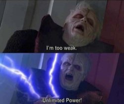 Unlimited power Meme Template