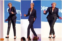 Teresa May dancing Meme Template