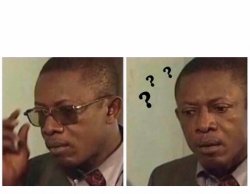 Musing man Meme Template