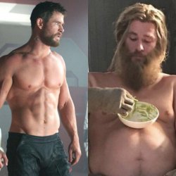 Thor can fat Thor Meme Template