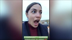 Excited Alexandria Ocasio-Cortez Meme Template