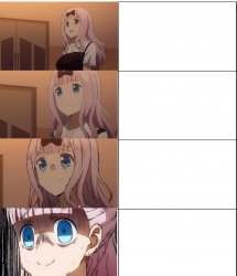Kaguya-sama Chika Blank Meme Template Meme Template