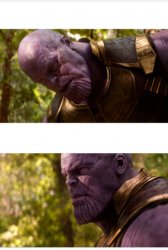 Infinity War Loss Meme Template