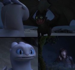 How to train your dragon 3 Meme Template