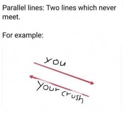 Parallel Lines That Never Meet Meme Template