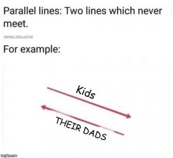 Parallel Lines That Will Never Meet Love My Job Meme Template