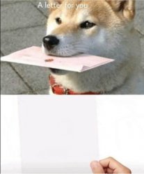 A letter for you Meme Template