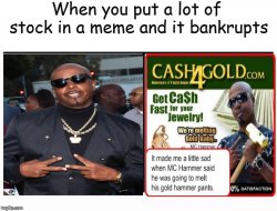 Meme Stock Bankruptcy Meme Template