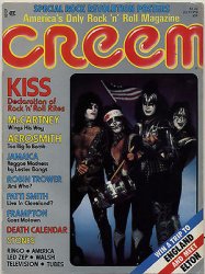 KISS on cover of Creem magazine Meme Template