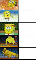 Spongebob Evolution Meme Template