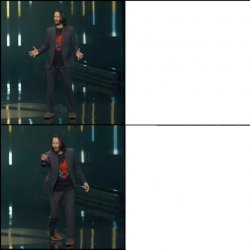 Wholesome Keanu Reeves thinks You're Breathtaking Meme Template