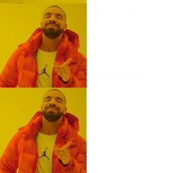 Drake double approval Meme Template