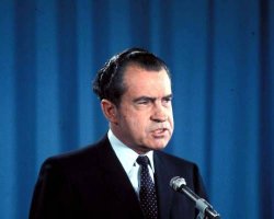 richard nixon is tired of talking about watergate Meme Template