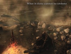 Darksouls II SotFS Bonfire Ascetic Warning Meme Template