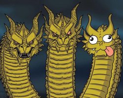 Three dragons Meme Template