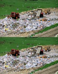 Landfill Before and After Meme Template