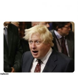 Boris Johnson shocked Meme Template
