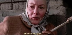 Aunt May Shame On You Meme Template
