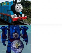 Monster Thomas Meme Template