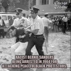 Bernie Sanders is a racist Meme Template