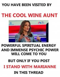 Cool Wine Aunt Meme Template