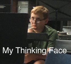 My thinking face Meme Template