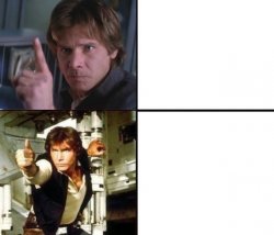 Han Solo Approves Meme Template
