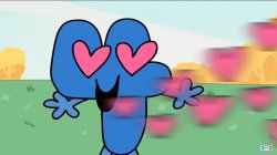 BFB Four Hearts Meme Template