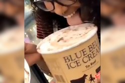 Blue Bell ice cream licker Meme Template
