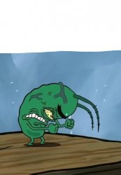plankton mad spongebob movie Meme Template