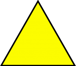 yellow triangle Meme Template