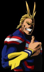 All Might - Thumbs up Meme Template