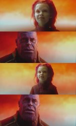 Thanos Gamora What did it cost Meme Template