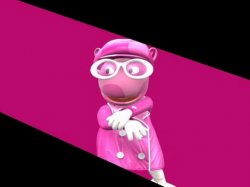 The Lady in Pink from the Backyardigans Song Meme Template