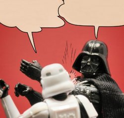Darth Vader Slapping Stormtrooper Meme Template