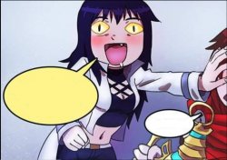 Excited Blake from RWBY Meme Template