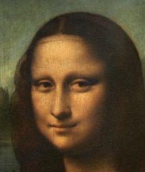 Mona Lisa Closeup Meme Template