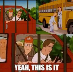 Blank Cult King of The Hill Meme Template